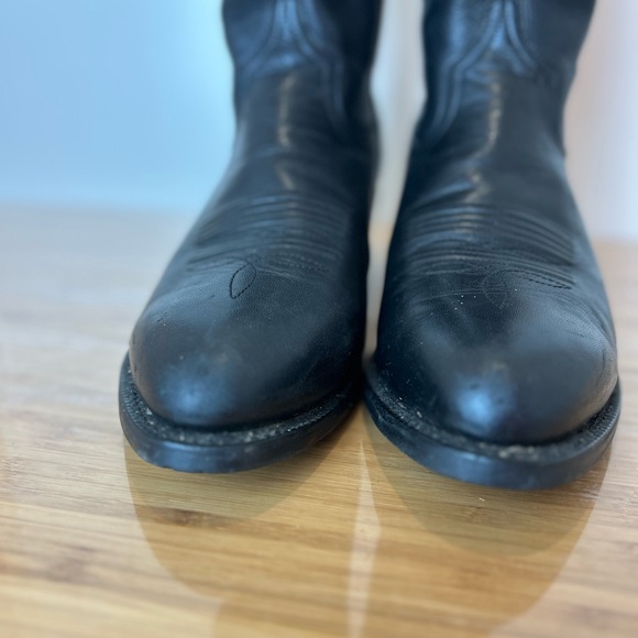 ARIAT MENS BLACK BOOTS SIZE 10.5 WIDE - Picture 6 of 10
